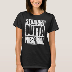 Camiseta Hetero Fora da Pré-escola Graduação