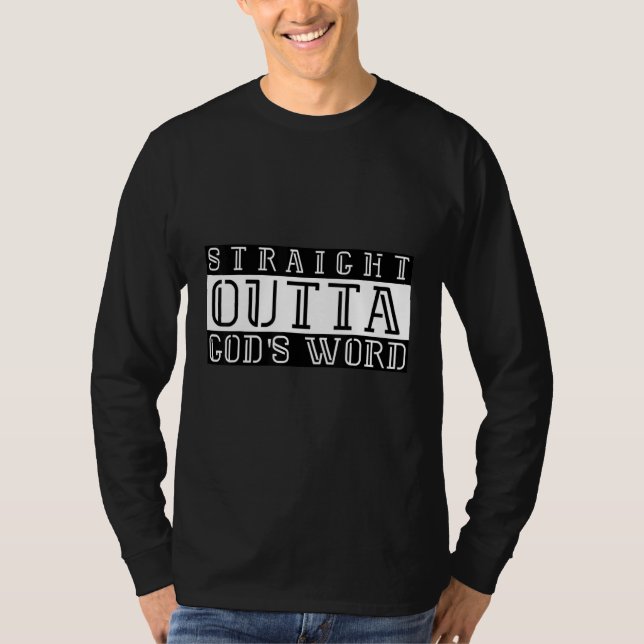 Camiseta Hetero fora das citações de Deus (Frente)