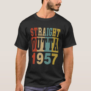 Camiseta Hetero Fora De 1957 64º Aniversário De 64 Anos