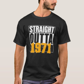 Camiseta Hetero Fora de 1971 Brincadeira de Aniversário