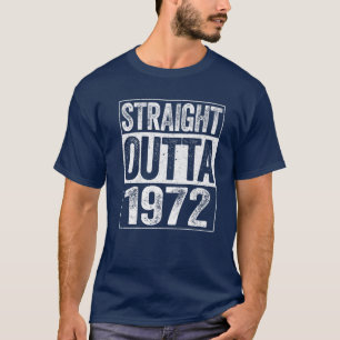 Camiseta Hetero Fora De 1972 50O Presente De Aniversário