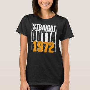 Camiseta Hetero Fora de 1972 Brincadeira de Aniversário