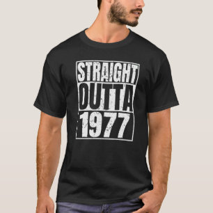 Camiseta Hetero Fora de 1977 45º Aniversário Retro 45 Anos