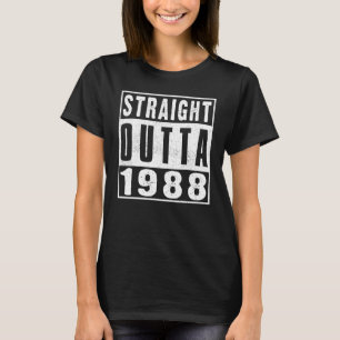 Camiseta Hetero Fora De 1988 Ano Das Distâncias De Nascimen