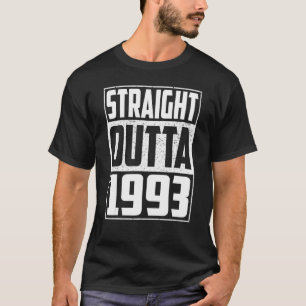 Camiseta Hetero fora de 1993 29º Aniversário Vintage Men & 