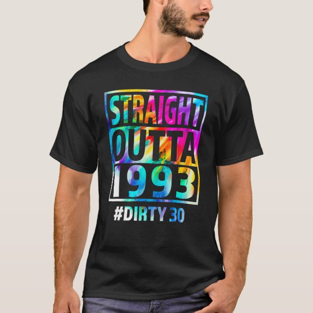 Camiseta Hetero fora de 1993 suja 30 aniversário de 30 anos (Frente)
