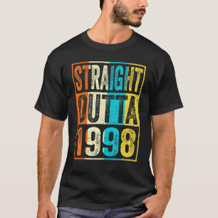 Camiseta Hetero Fora De 1998 24 Anos 24 Anos Aniversário