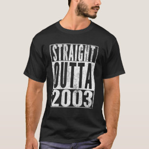 Camiseta Hetero Fora De 2003 20 Aniversário Presente 20 Ano