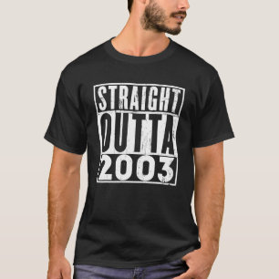 Camiseta Hetero Fora De 2003 Dons De Aniversário Engraçados