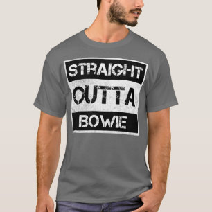 Camiseta Hetero fora de Bowie cidade de Maryland Vintage Di