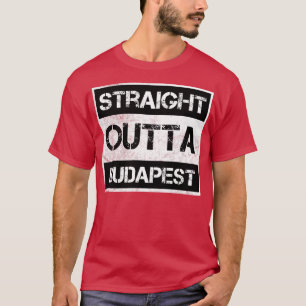 Camiseta Hetero Fora De Budapeste Hungria Vintage Afetado