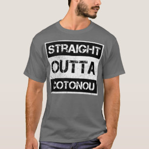 Camiseta Hetero Fora De Cotonou, Benin Vintage, Tão Afastad