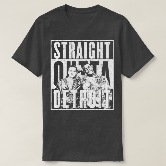 Camiseta Hetero fora de Detroit (Frente do Design)