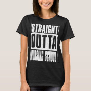 Camiseta Hetero Fora de Enfermagem Meninos Meninos Formando