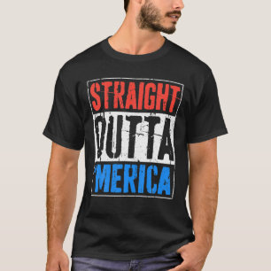 Camiseta Hetero Fora De Merica Em 4 De Julho, Presente Engr