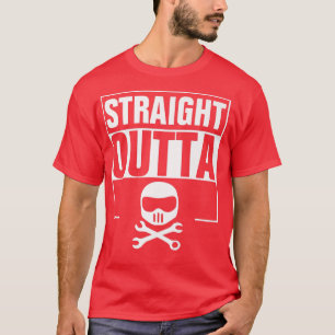 Camiseta Hetero fora de Motorrad, Biker Helm