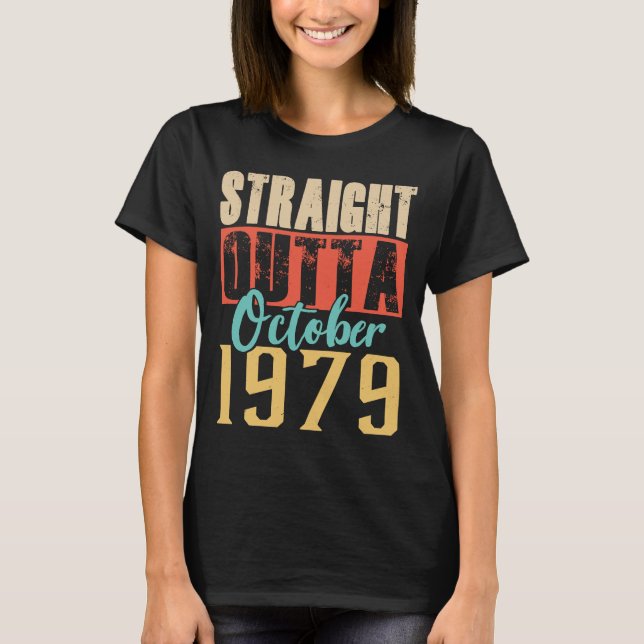 Camiseta Hetero Fora de OUTUBRO 1979 41rua Aniversário Incr (Frente)