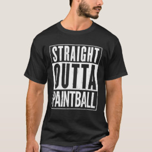 Camiseta Hetero Fora de Paintball Engraçado