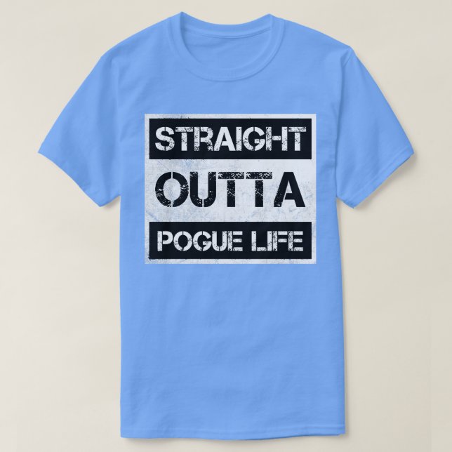 Camiseta Hetero fora de Pogue Life North Outer Banks olina (Frente do Design)