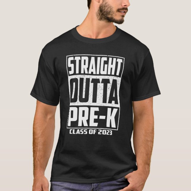 Camiseta Hetero Fora de Pré k Escola Crianças Meninas Class (Frente)