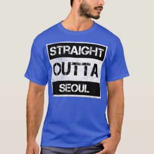 Camiseta Hetero Fora de Seul Coreia do Sul Distúrbio de Vin