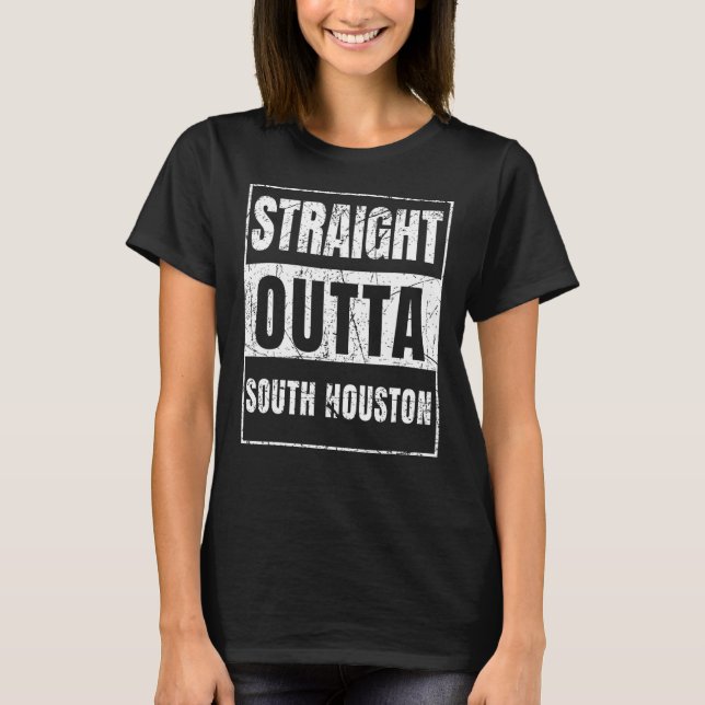 Camiseta Hetero fora de South Houston (Frente)