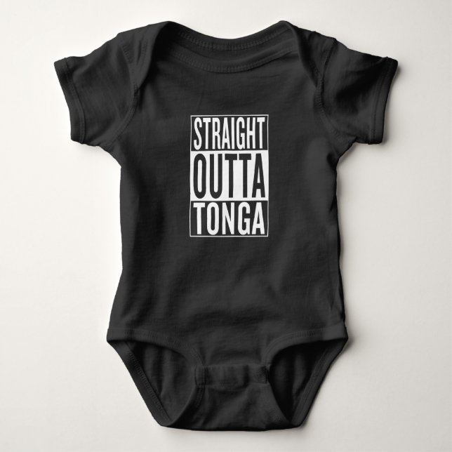 Camiseta hetero fora de Tonga (Frente)