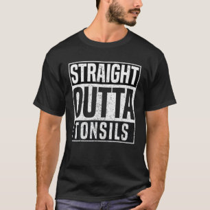 Camiseta Hetero Fora de Tonsils Tonsillectomia Cirurgia Ton