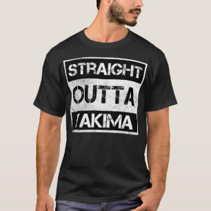 Camiseta Hetero fora de Yakima cidade de Washington Vintage