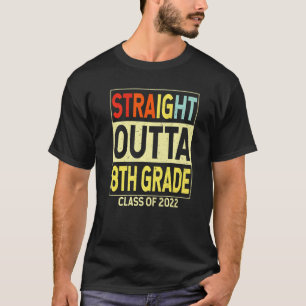 Camiseta Hetero fora do 8º ano Graduação Engraçado Oitavo