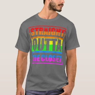 Camiseta Hetero Fora Do Armário Orgulho gay LGBT