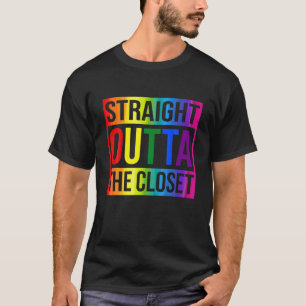 Camiseta Hetero Fora Do Armário Orgulho gay LGBT