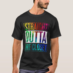 Camiseta Hetero Fora Do Armário Orgulho gay LGBT