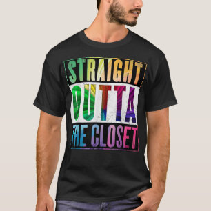 Camiseta Hetero Fora Do Armário Orgulho gay LGBT