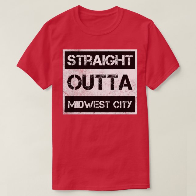 Camiseta Hetero Fora Do Centro-Oeste Da Cidade De Oklahoma  (Frente do Design)