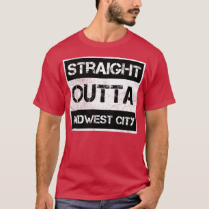 Camiseta Hetero Fora Do Centro-Oeste Da Cidade De Oklahoma