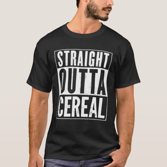 Camiseta Hetero fora do Cereal Engraçado (Frente)