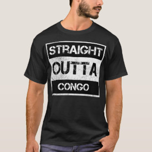 Camiseta Hetero Fora do Congo Viajante País Presente Expósi