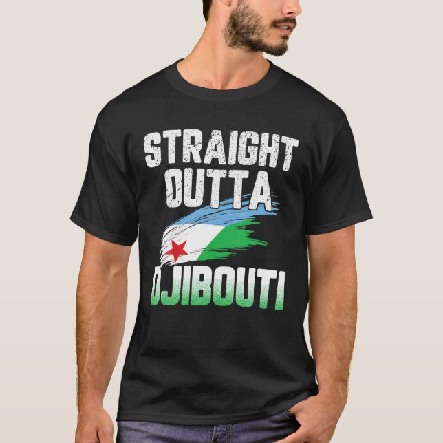 Camiseta Hetero fora do Djibouti Sinalizador (Frente)