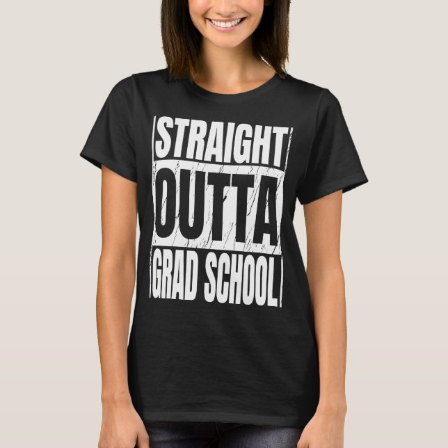 Camiseta Hetero Fora do Formando Graduação Escolar Meninos  (Frente)