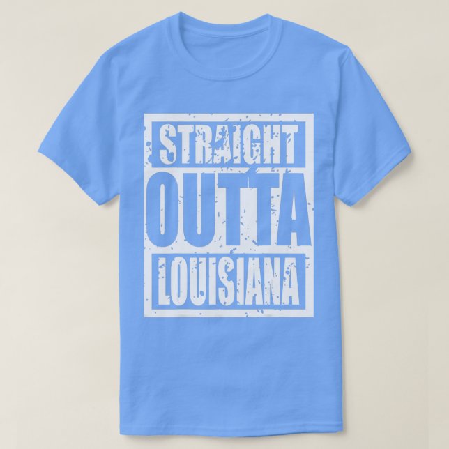 Camiseta Hetero fora do Funny Gift da Louisiana (Frente do Design)
