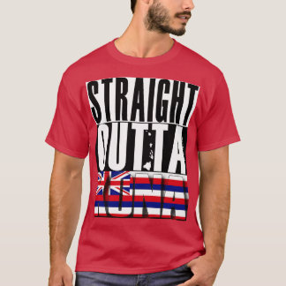 Camiseta Hetero fora do Havaí - Bandeira do Estado do Havaí