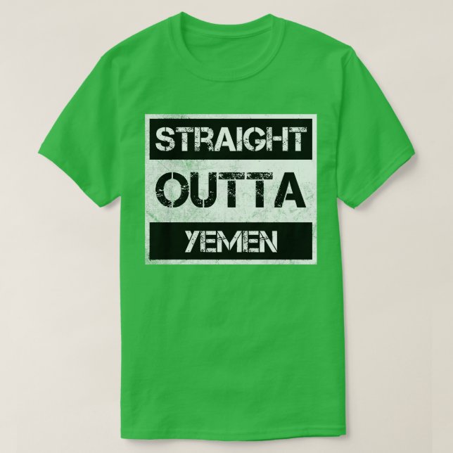 Camiseta Hetero Fora Do Iémen Viajante - País Presente - N (Frente do Design)