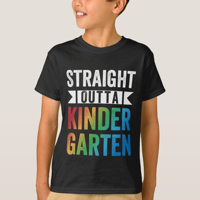 Camiseta Hetero fora do jardim de infância - Presente para  (Frente)