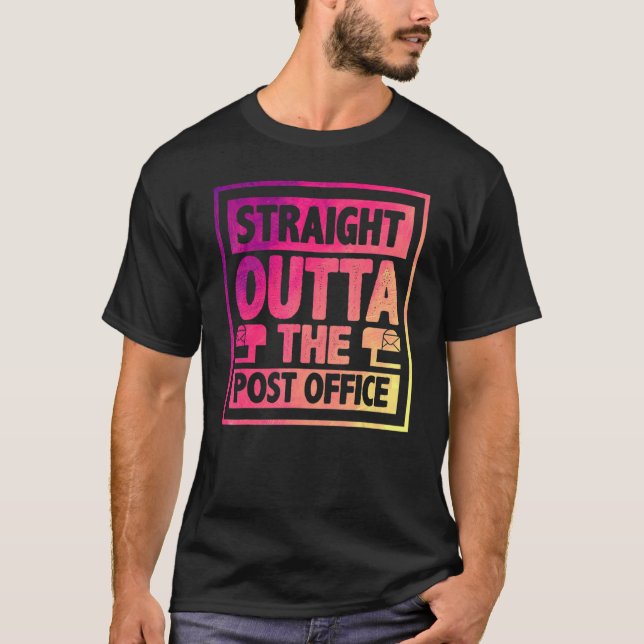 Camiseta Hetero Fora Do Posto Correio Postal (Frente)