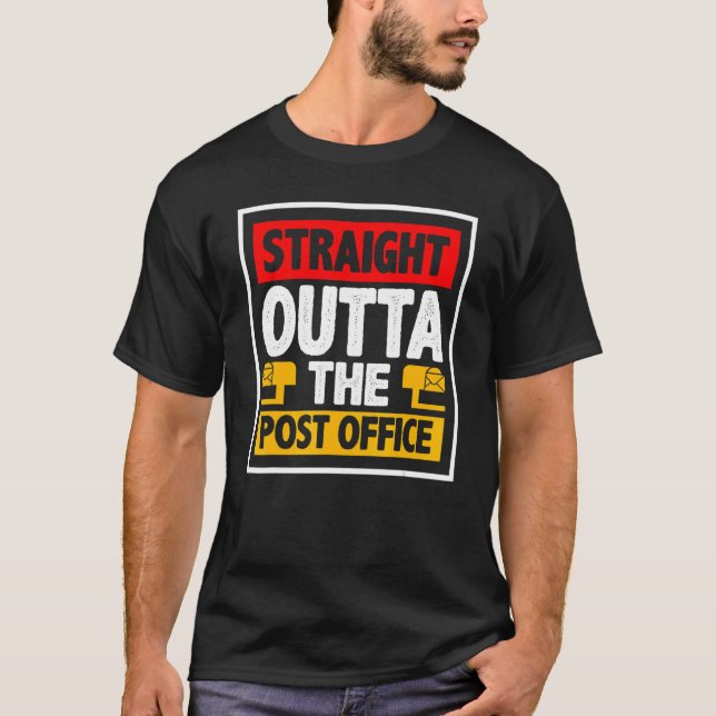 Camiseta Hetero Fora Do Posto Correio Postal (Frente)