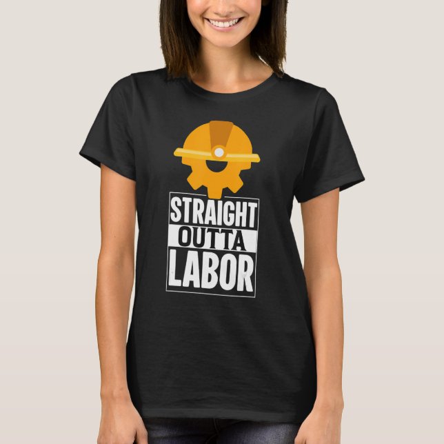 Camiseta Hetero Fora do Sindicato do Trabalho Forte e Feliz (Frente)