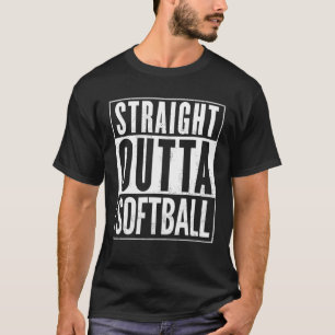 Camiseta Hetero Fora do Softball Engraçado