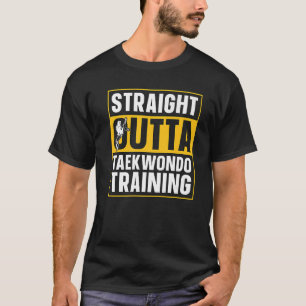Camiseta Hetero Fora do Taekwondo Treinando Chutes Combaten
