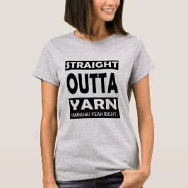 Camiseta Hetero fora do YARN / seu texto
